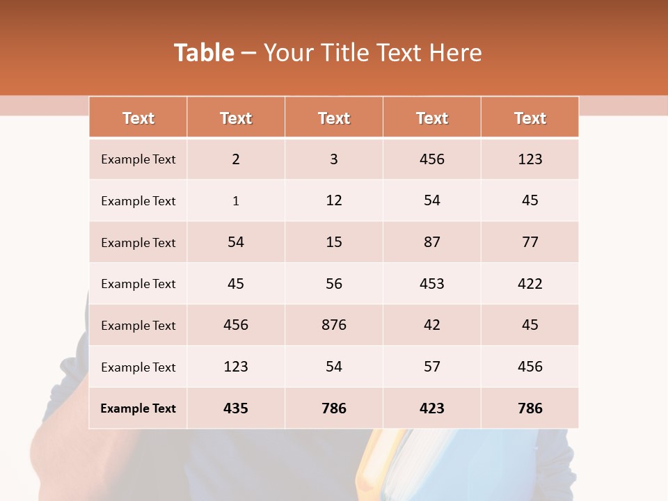 Guy University Isolated PowerPoint Template