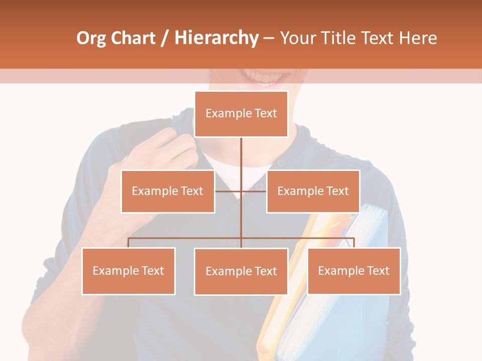 Guy University Isolated PowerPoint Template
