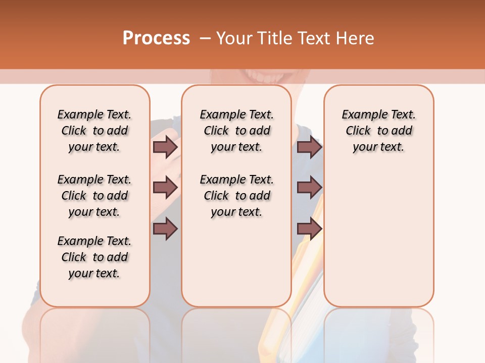 Guy University Isolated PowerPoint Template