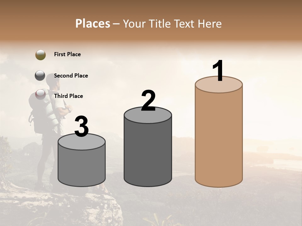 Clouds Freedom View PowerPoint Template