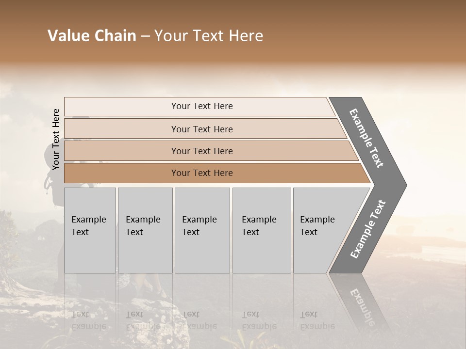 Clouds Freedom View PowerPoint Template
