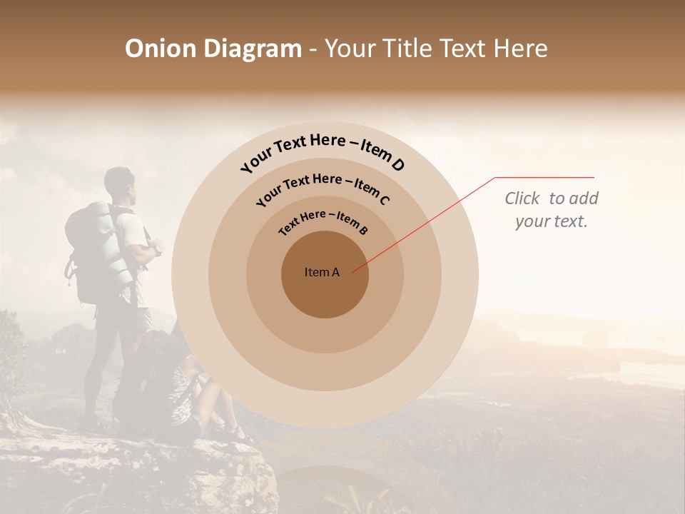 Clouds Freedom View PowerPoint Template