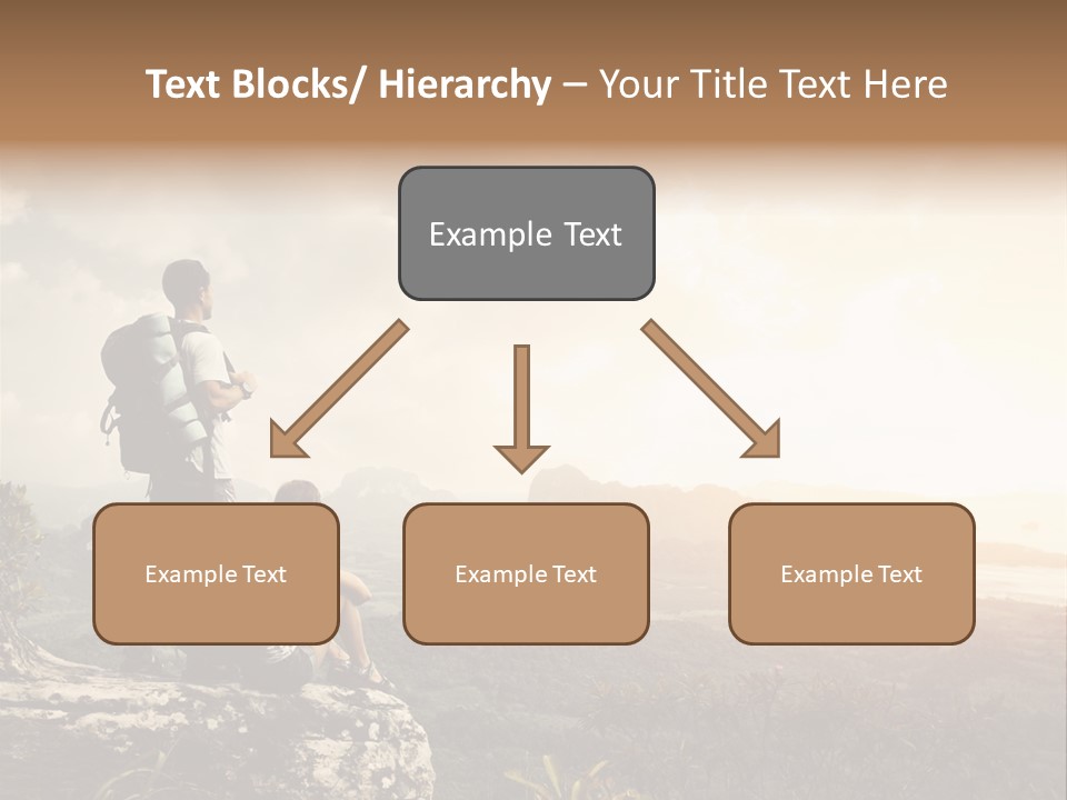 Clouds Freedom View PowerPoint Template