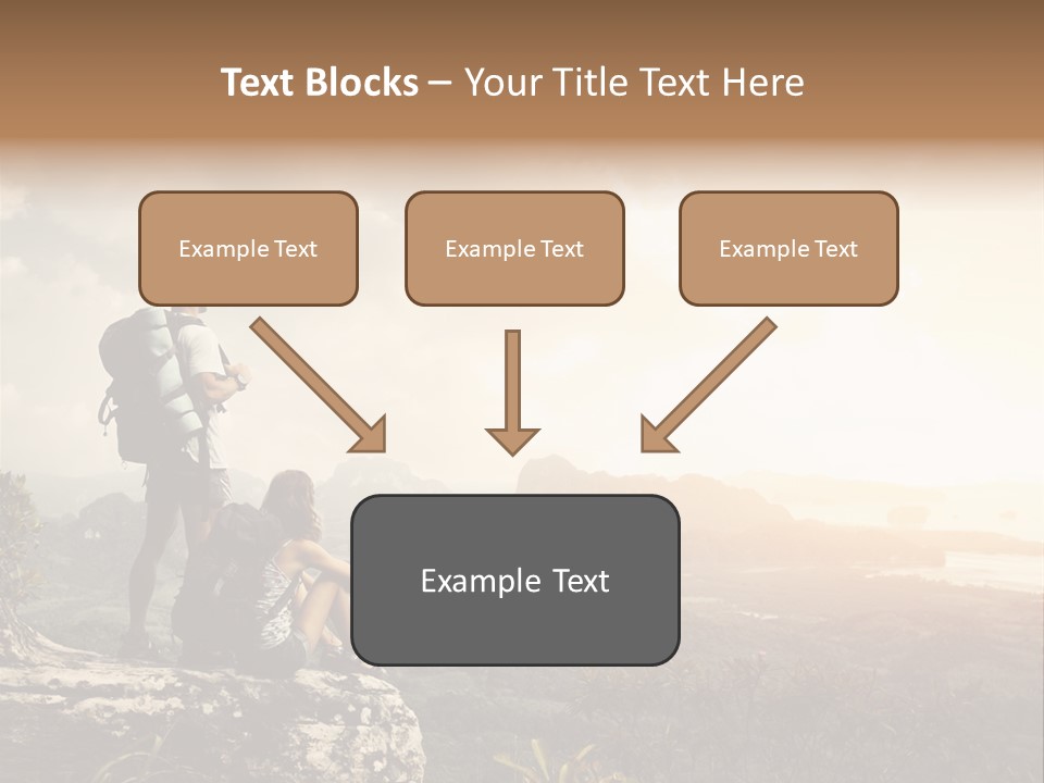 Clouds Freedom View PowerPoint Template
