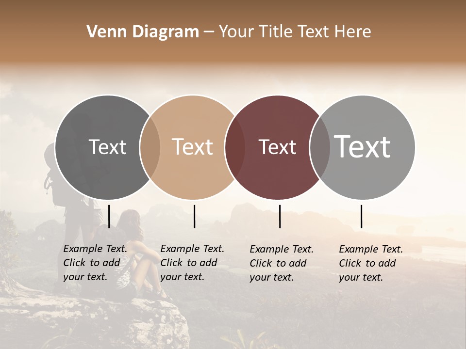 Clouds Freedom View PowerPoint Template
