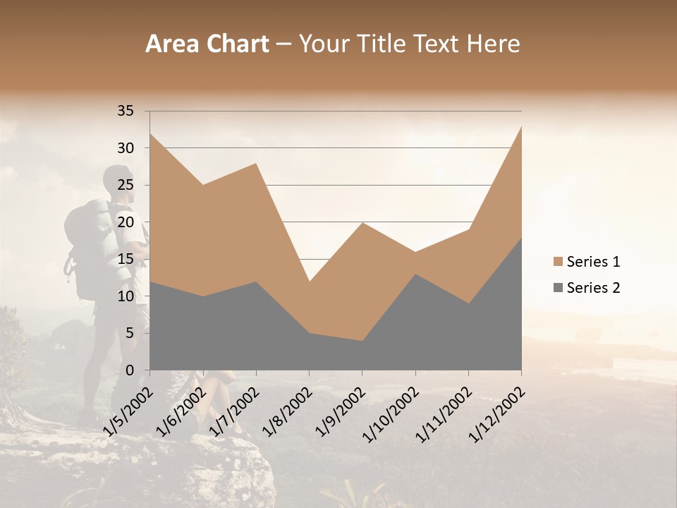 Clouds Freedom View PowerPoint Template