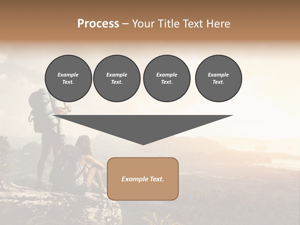 Clouds Freedom View PowerPoint Template