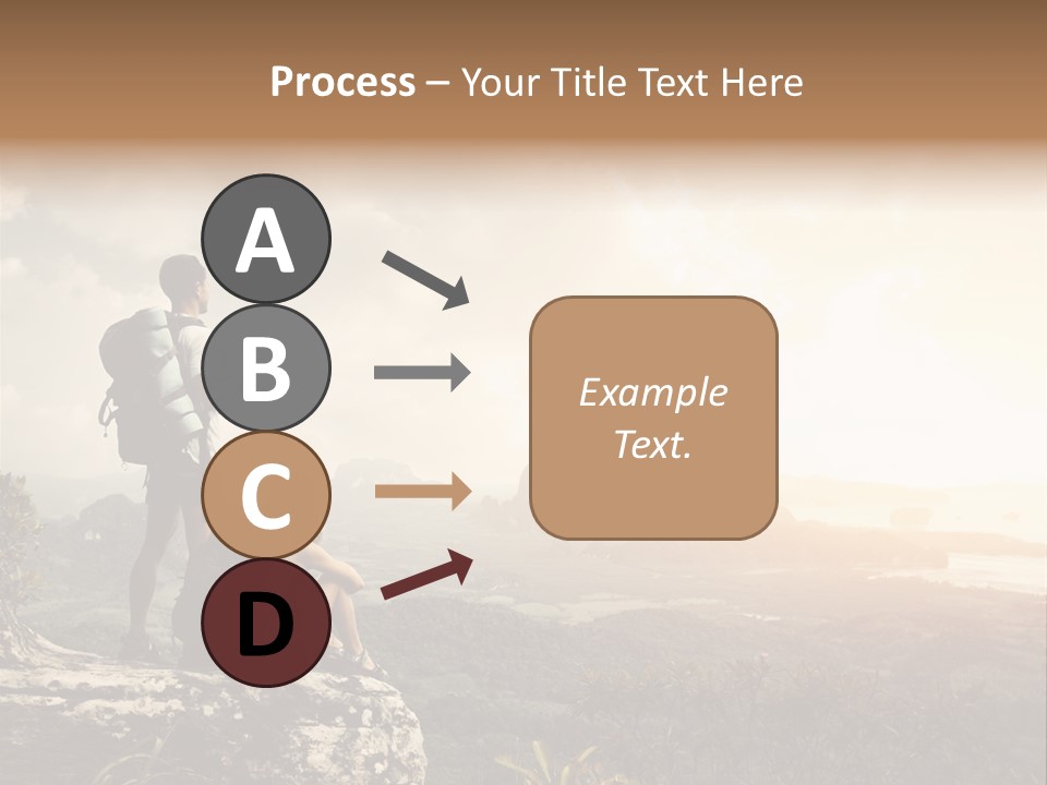Clouds Freedom View PowerPoint Template
