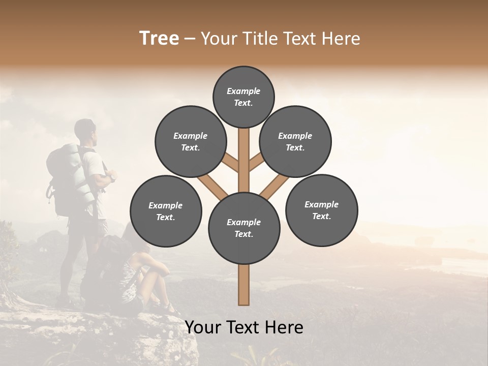 Clouds Freedom View PowerPoint Template