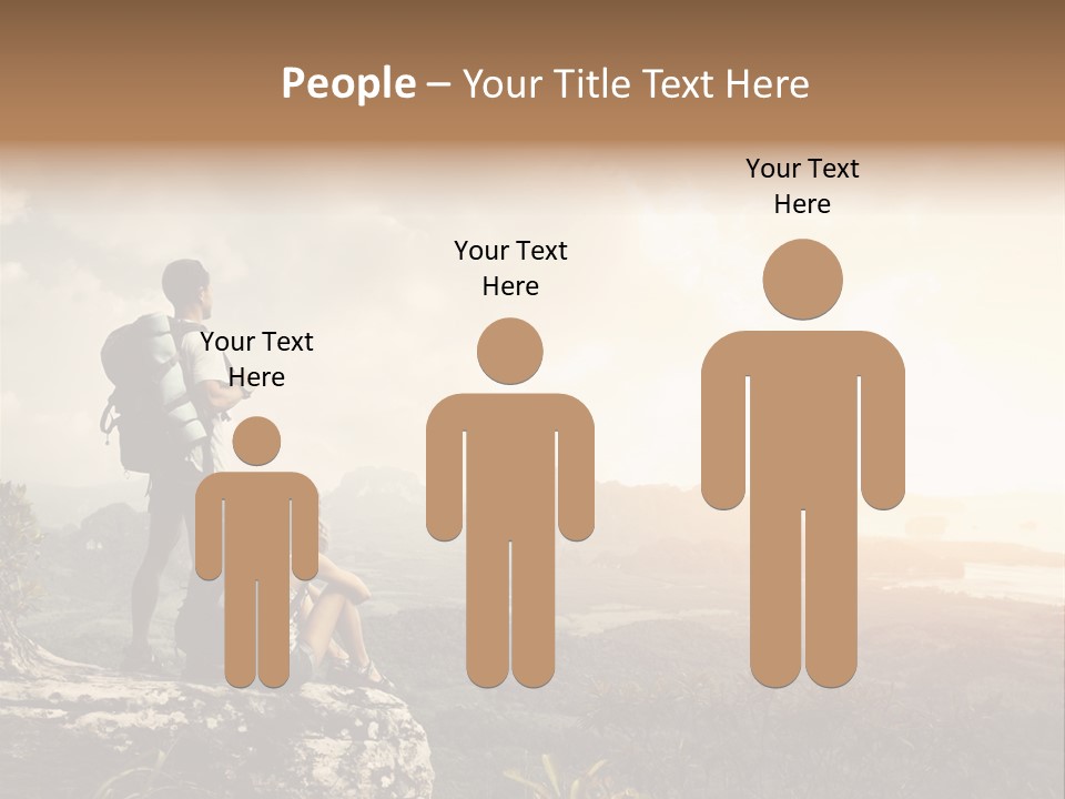 Clouds Freedom View PowerPoint Template