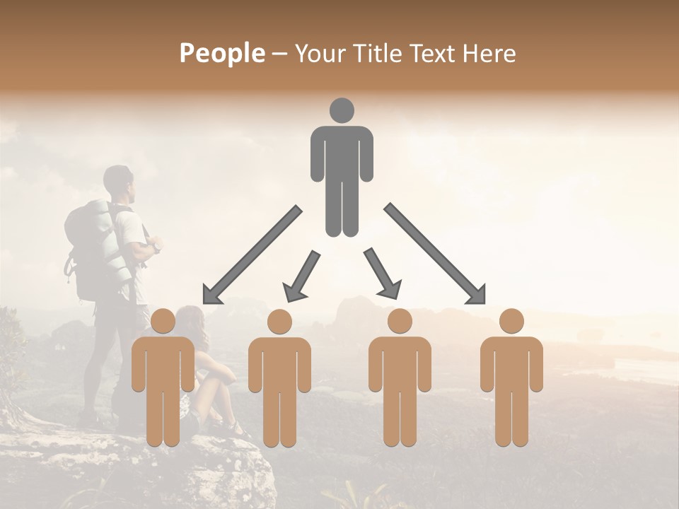 Clouds Freedom View PowerPoint Template