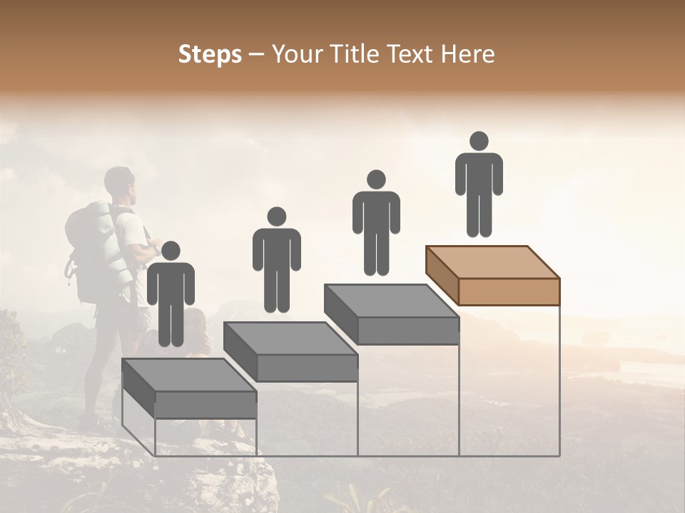 Clouds Freedom View PowerPoint Template