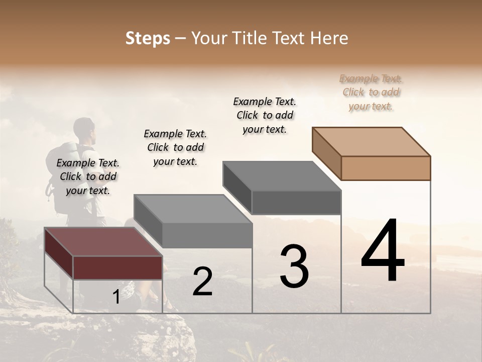 Clouds Freedom View PowerPoint Template