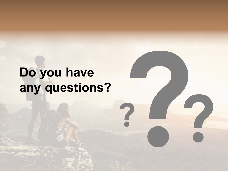 Clouds Freedom View PowerPoint Template