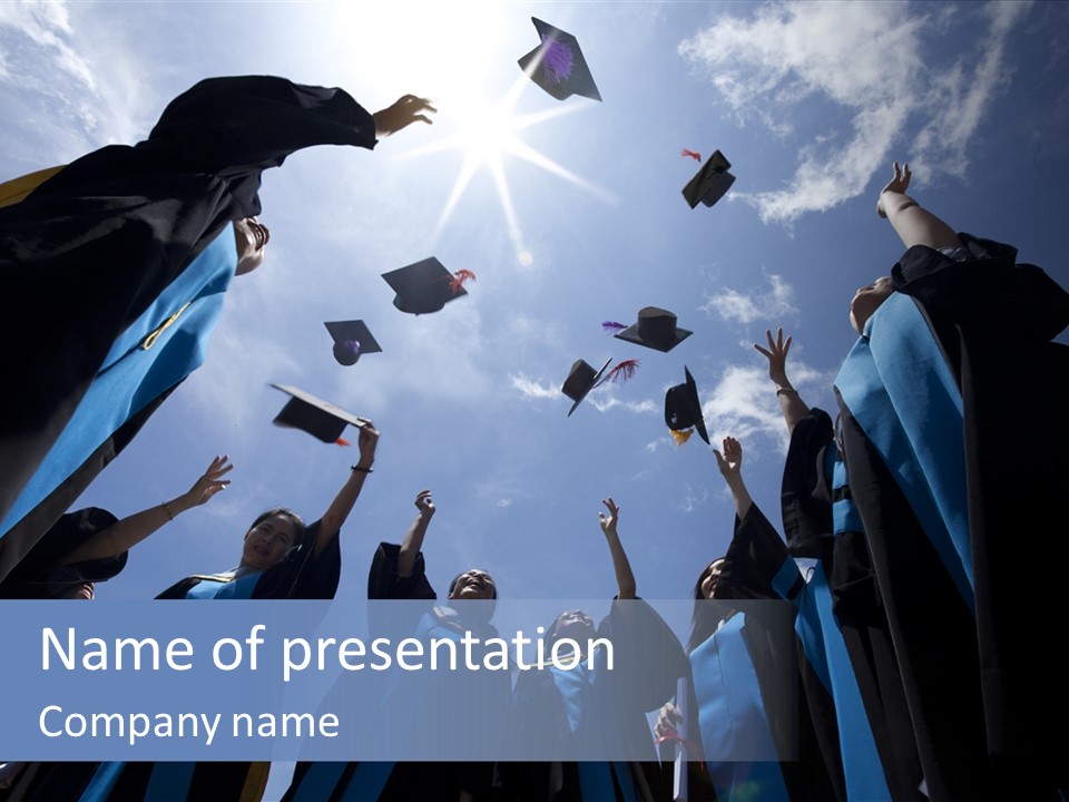 College Graduates Grad PowerPoint Template