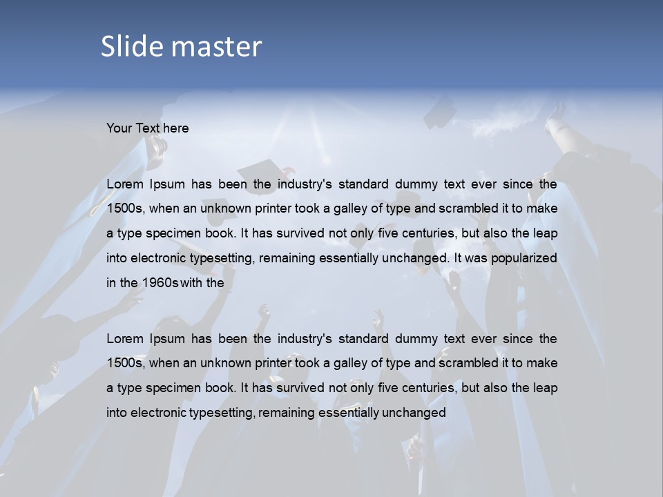 College Graduates Grad PowerPoint Template