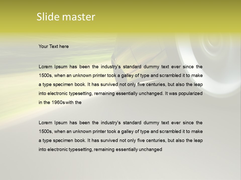 Travel Vacation Nature PowerPoint Template