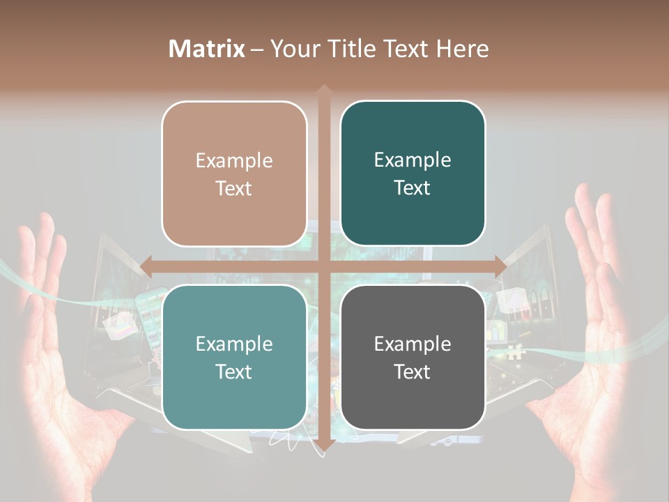 Technology Social Screen PowerPoint Template