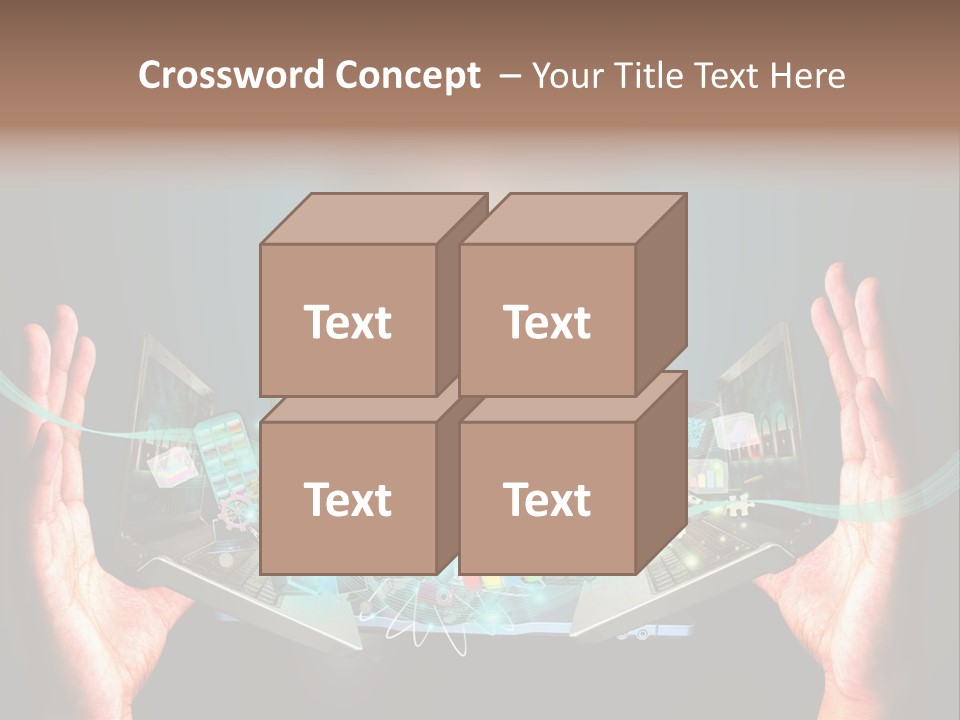 Technology Social Screen PowerPoint Template
