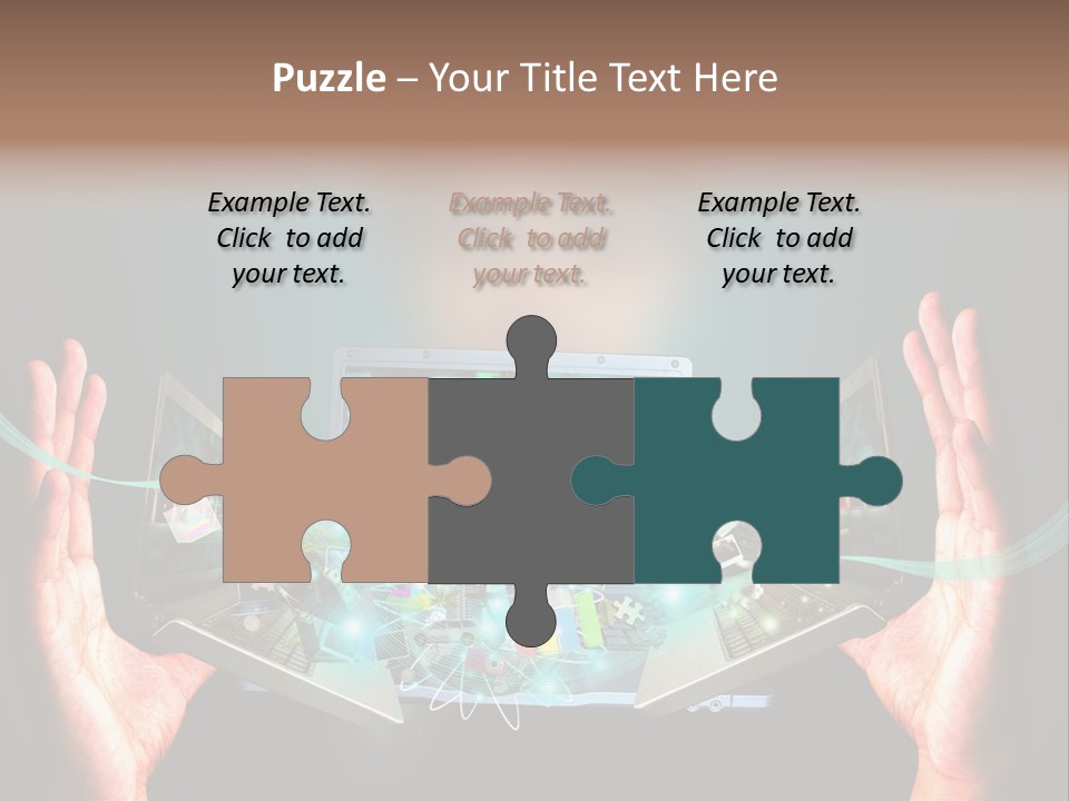 Technology Social Screen PowerPoint Template