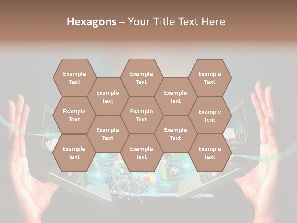 Technology Social Screen PowerPoint Template