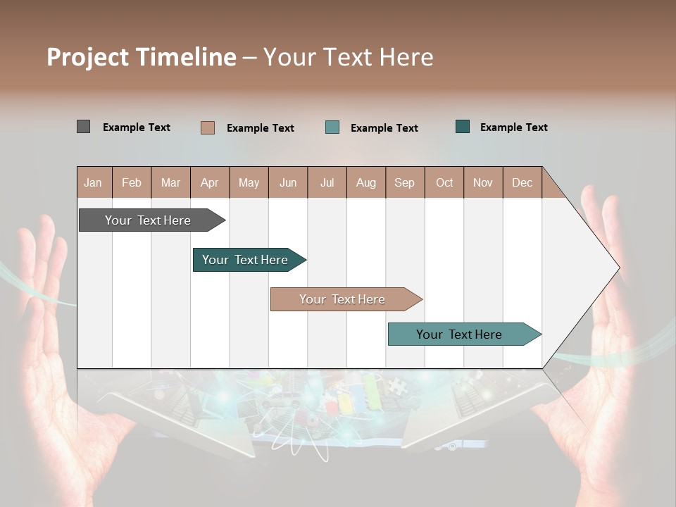 Technology Social Screen PowerPoint Template