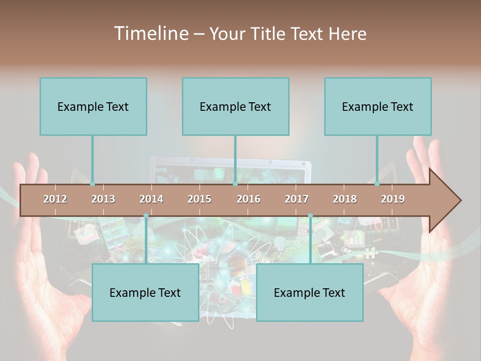 Technology Social Screen PowerPoint Template