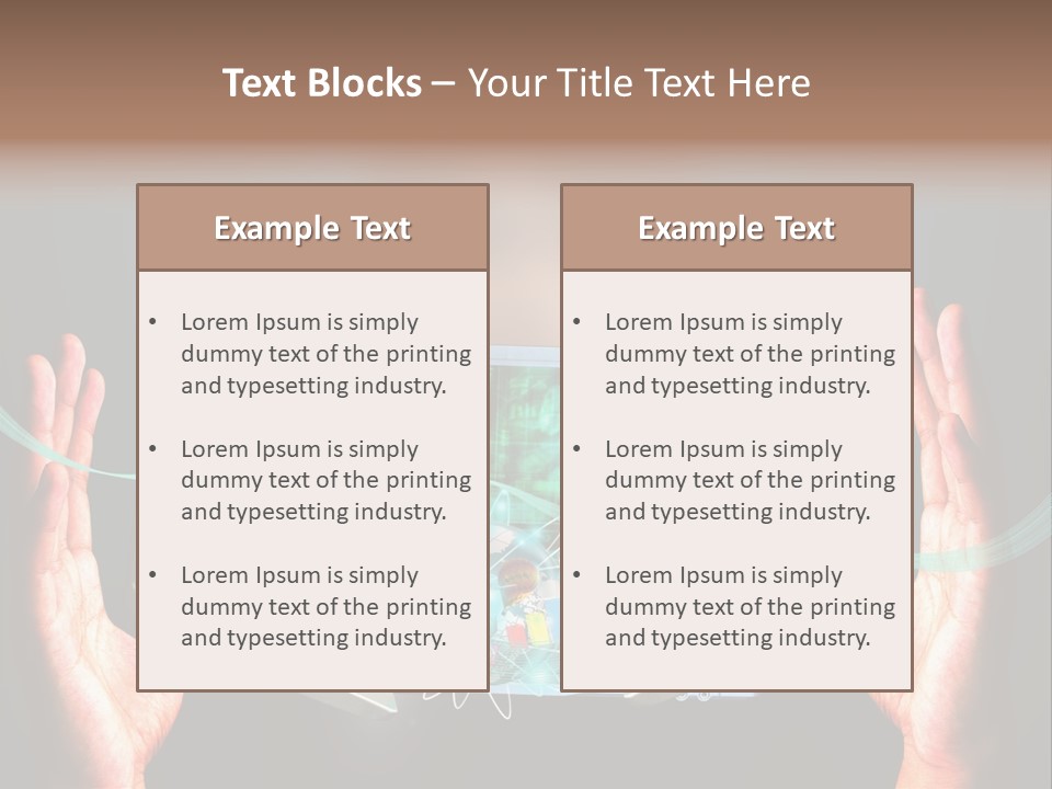 Technology Social Screen PowerPoint Template