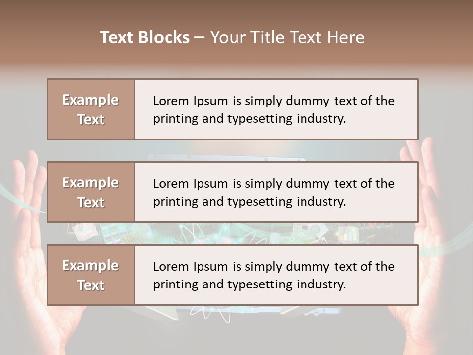 Technology Social Screen PowerPoint Template