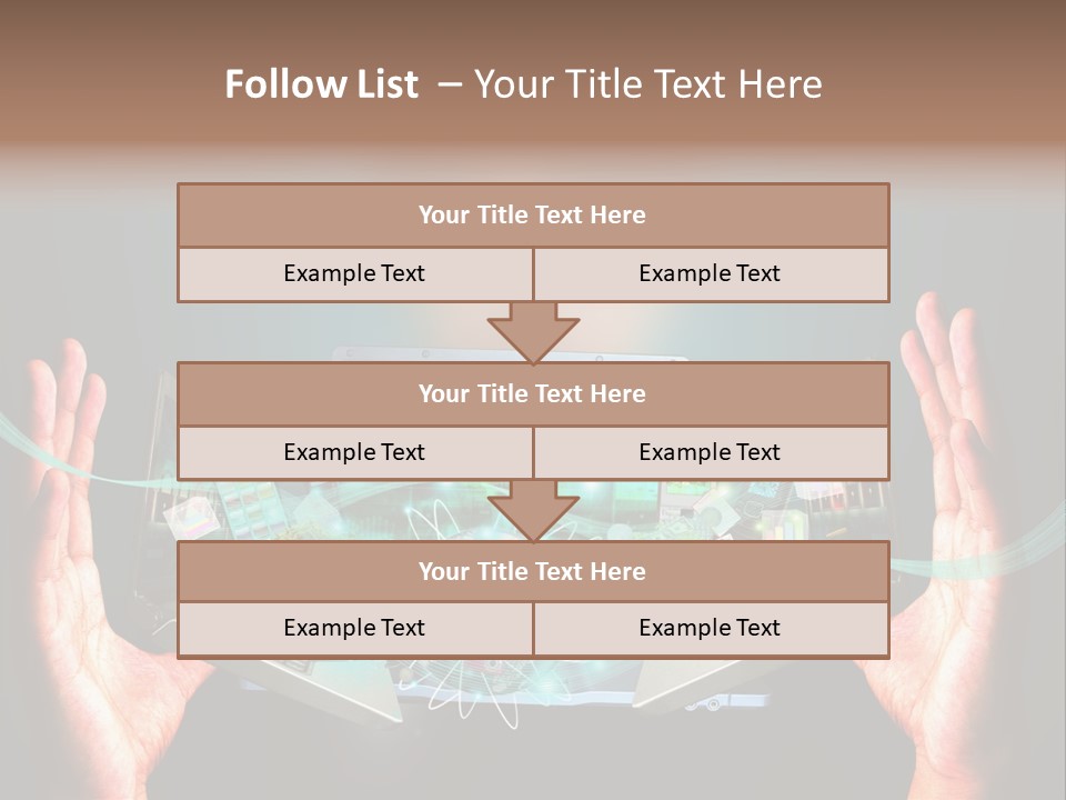 Technology Social Screen PowerPoint Template