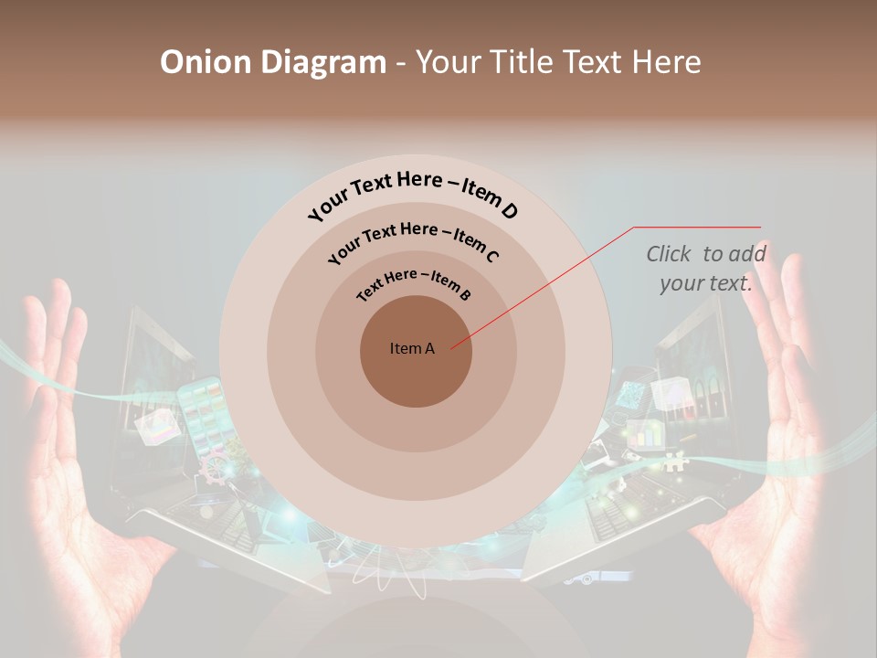 Technology Social Screen PowerPoint Template