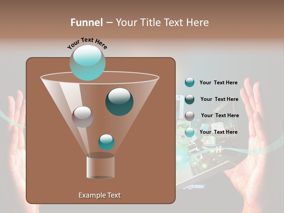 Technology Social Screen PowerPoint Template