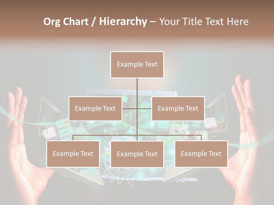 Technology Social Screen PowerPoint Template