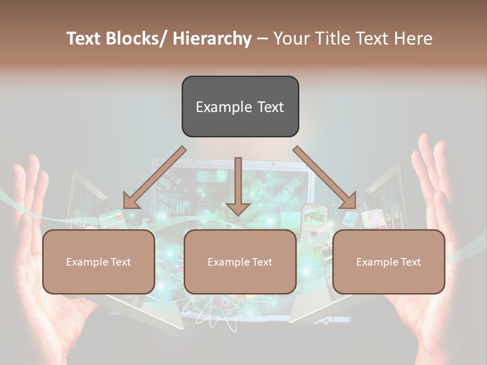 Technology Social Screen PowerPoint Template