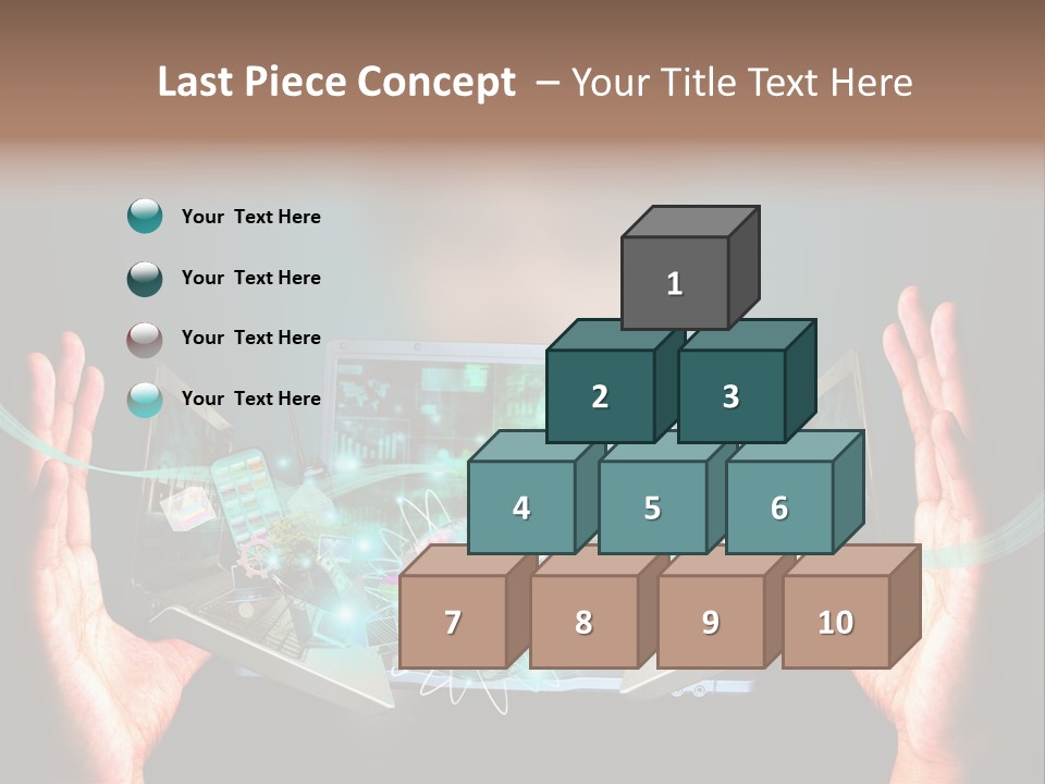 Technology Social Screen PowerPoint Template