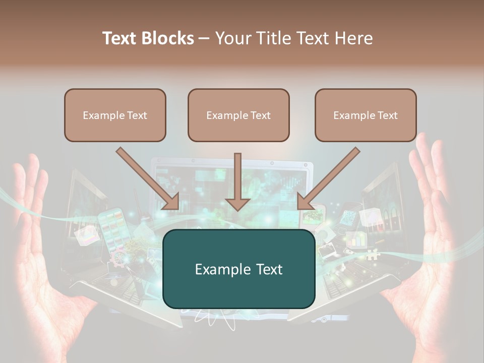 Technology Social Screen PowerPoint Template