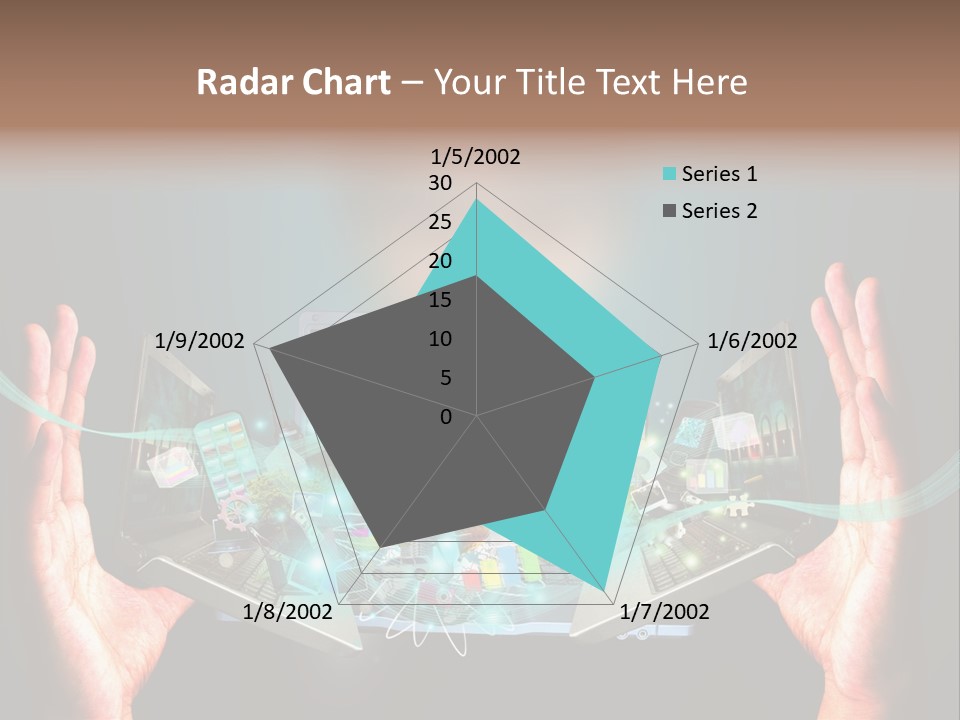 Technology Social Screen PowerPoint Template