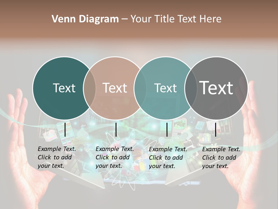 Technology Social Screen PowerPoint Template