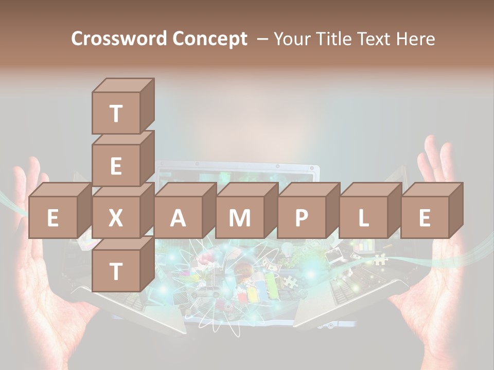 Technology Social Screen PowerPoint Template