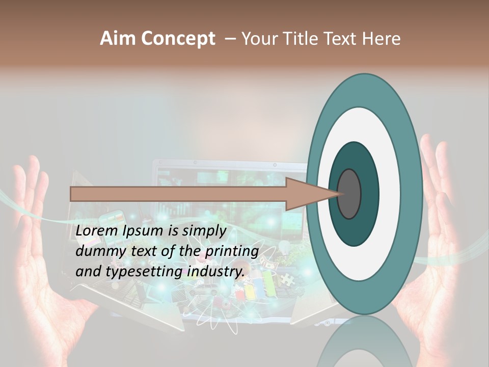 Technology Social Screen PowerPoint Template