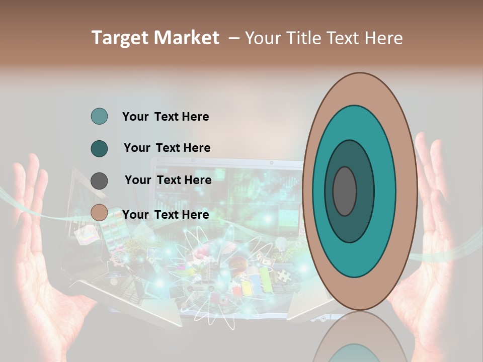 Technology Social Screen PowerPoint Template