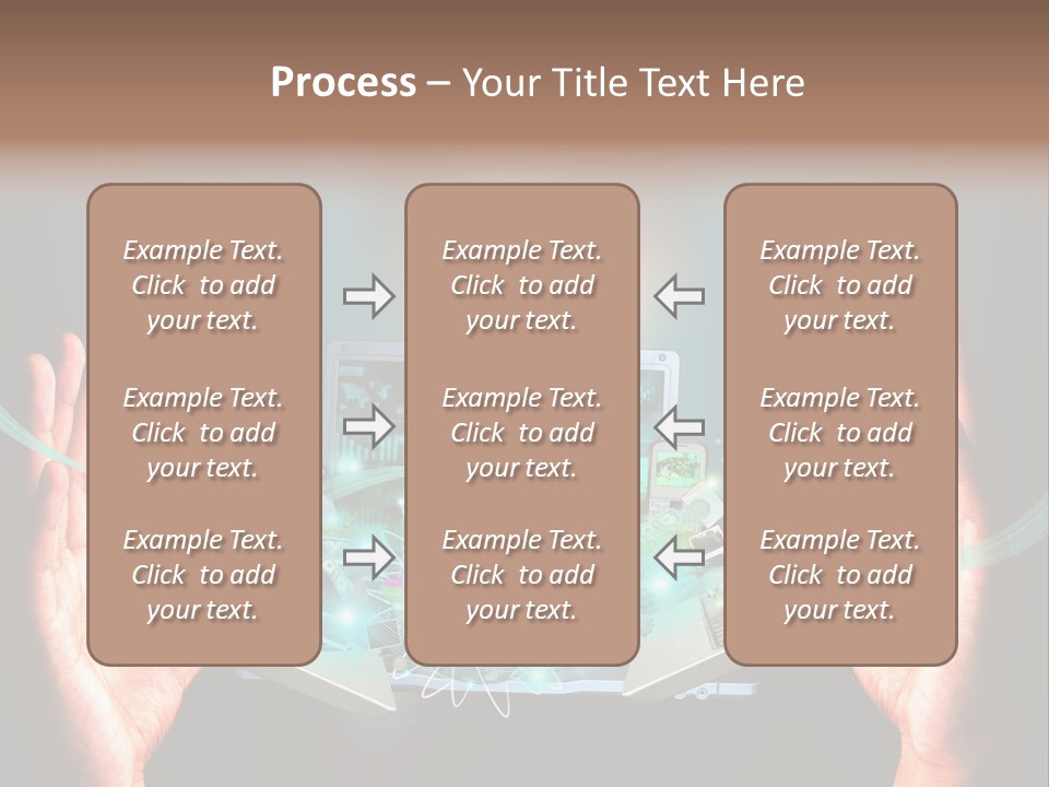 Technology Social Screen PowerPoint Template
