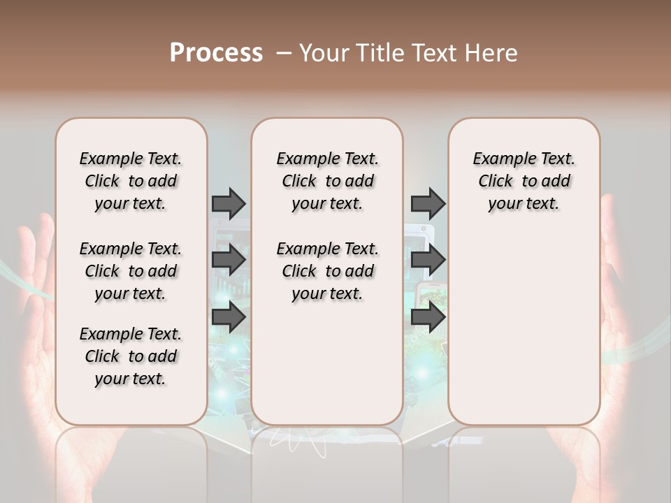 Technology Social Screen PowerPoint Template