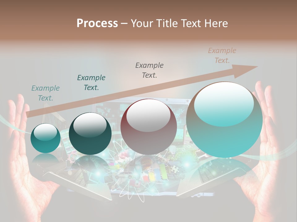 Technology Social Screen PowerPoint Template