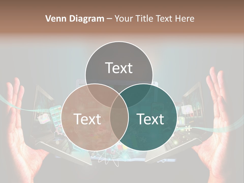 Technology Social Screen PowerPoint Template