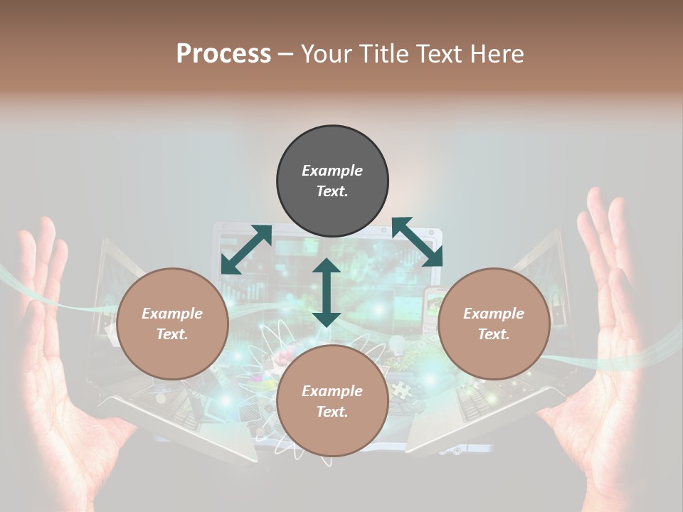 Technology Social Screen PowerPoint Template