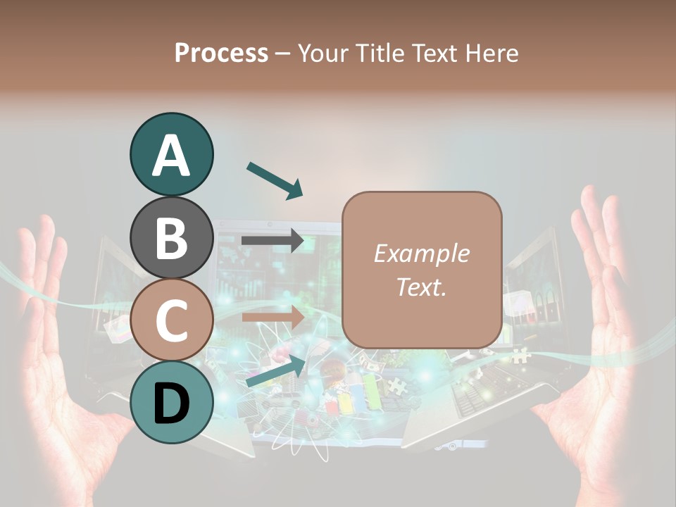 Technology Social Screen PowerPoint Template