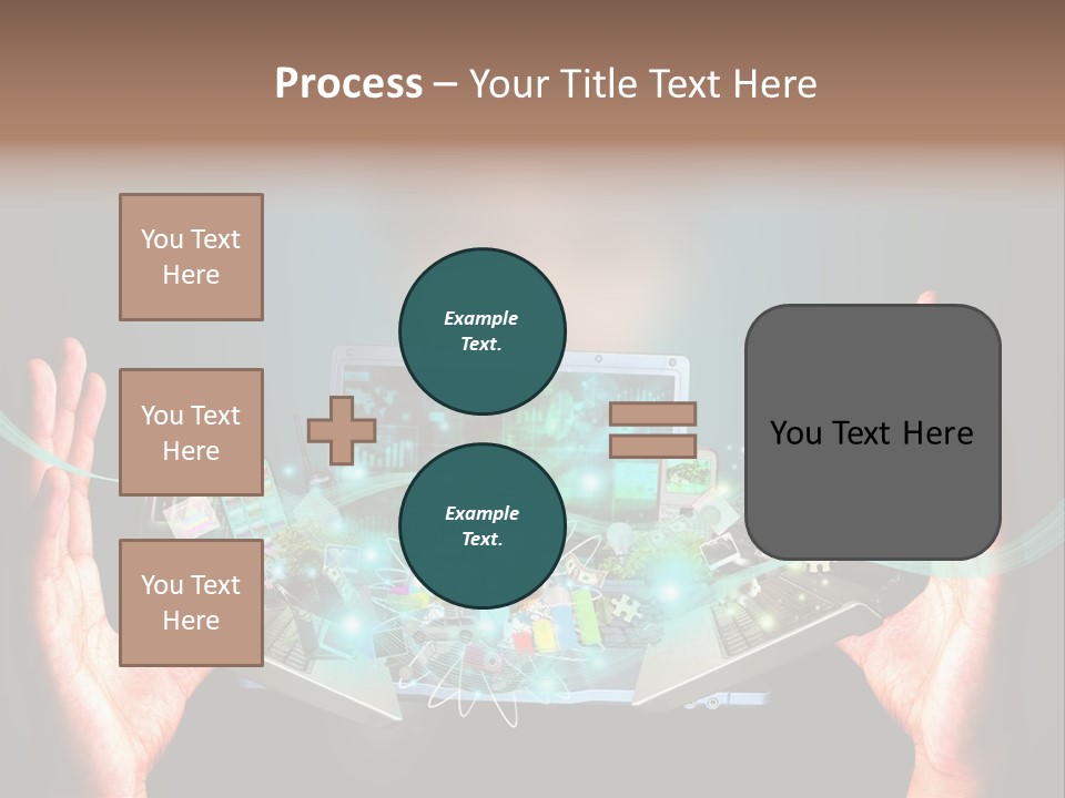 Technology Social Screen PowerPoint Template