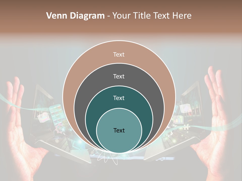 Technology Social Screen PowerPoint Template