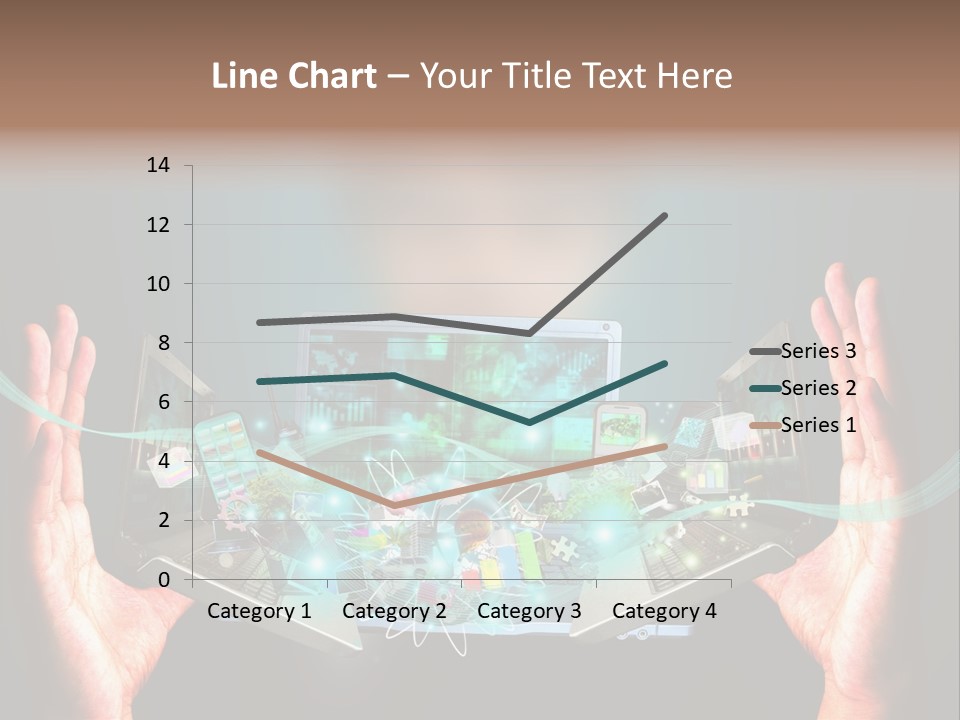 Technology Social Screen PowerPoint Template